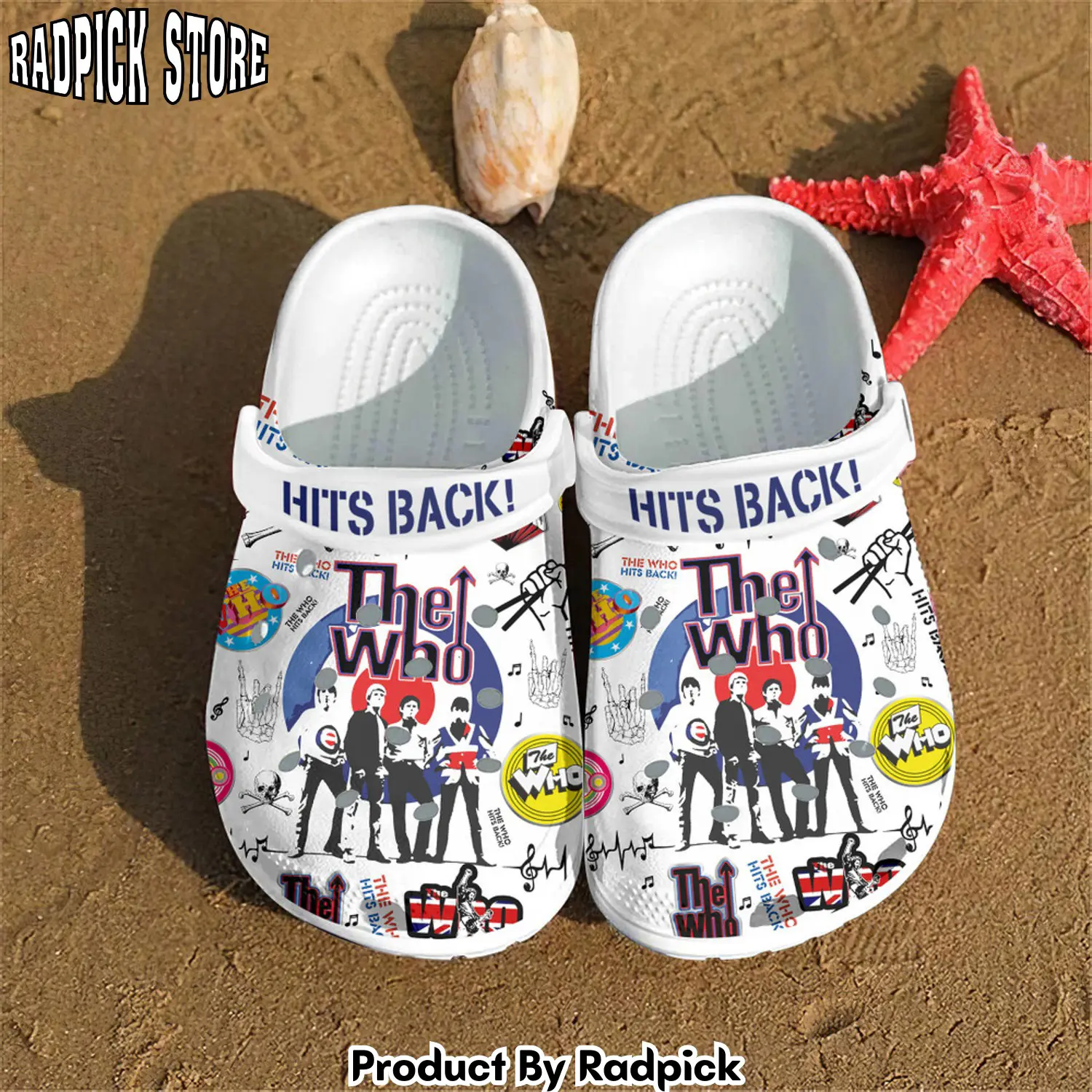 Radpick premium the who music clogs shoes comfortable for men women uex rp6522043